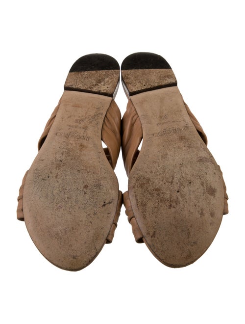 Jimmy Choo Leather Slides