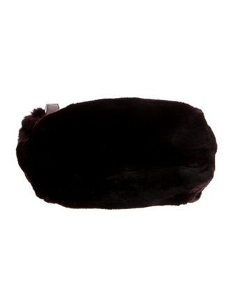 Jimmy Choo Fur Top Handle Bag