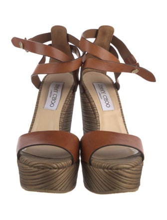 Jimmy Choo Leather Espadrilles
