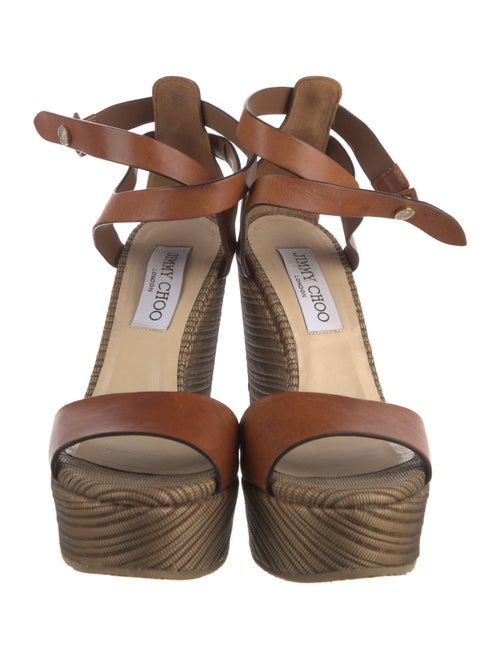 Jimmy Choo Leather Espadrilles