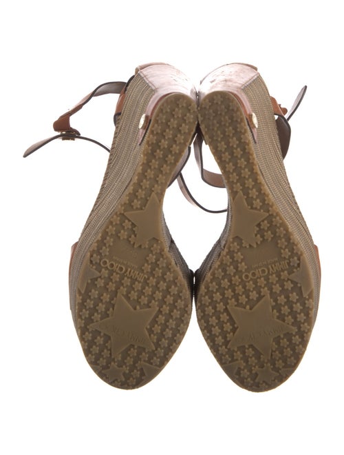 Jimmy Choo Leather Espadrilles