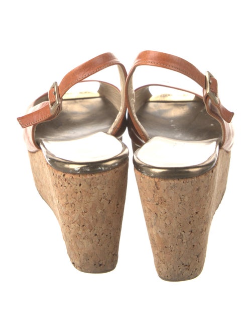 Jimmy Choo Leather Slingback Sandals