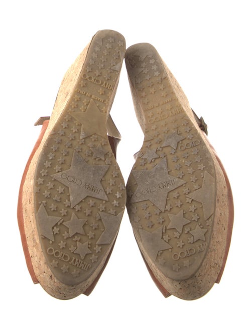 Jimmy Choo Leather Slingback Sandals