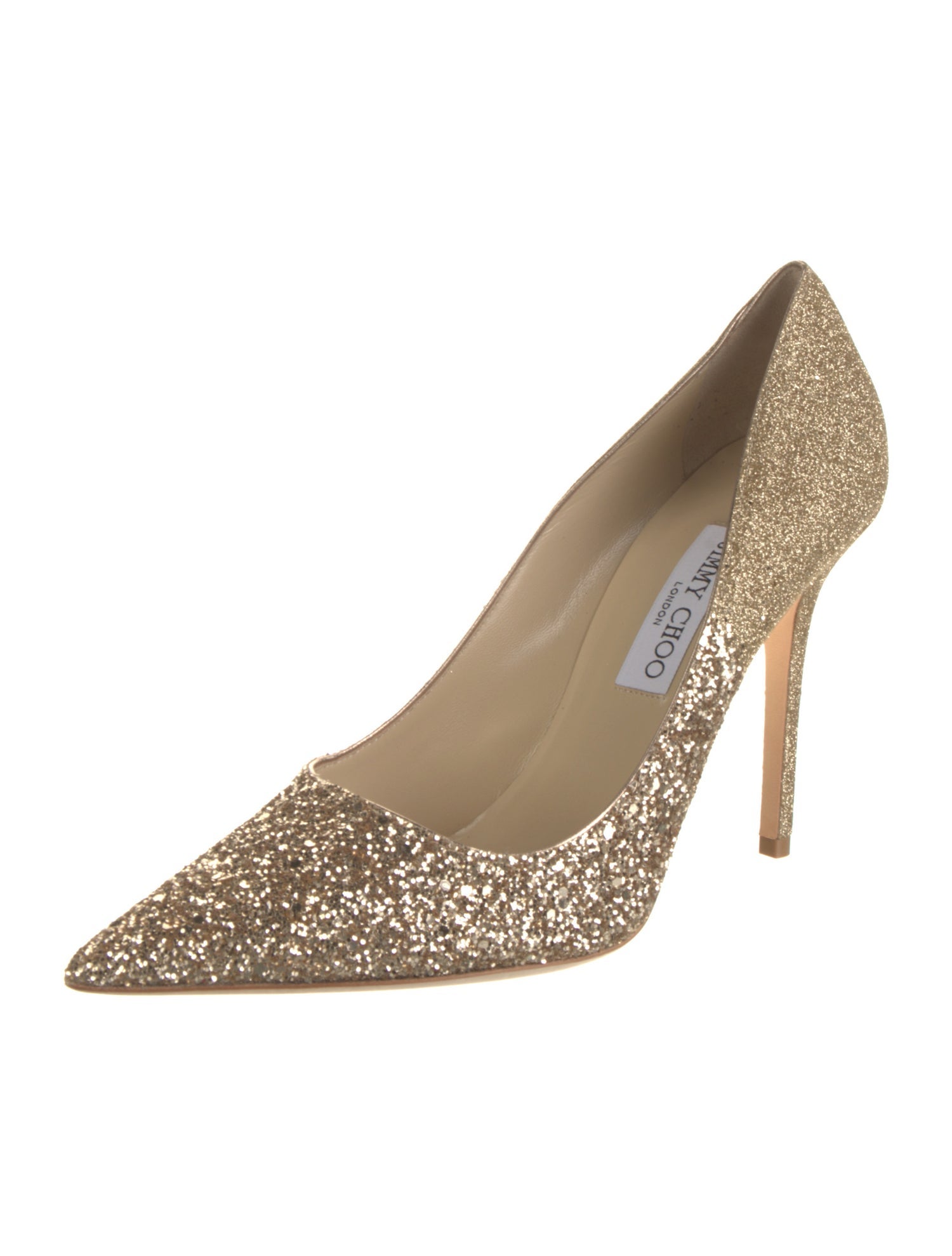 Jimmy Choo Glitter Glitter Accents Pumps