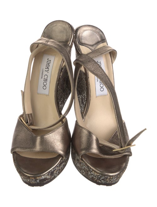 Jimmy Choo Leather Espadrilles