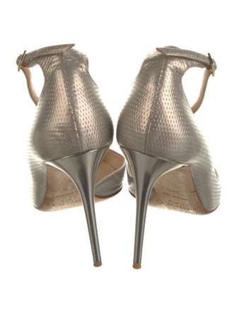 Jimmy Choo Embossed Leather D'Orsay Pumps