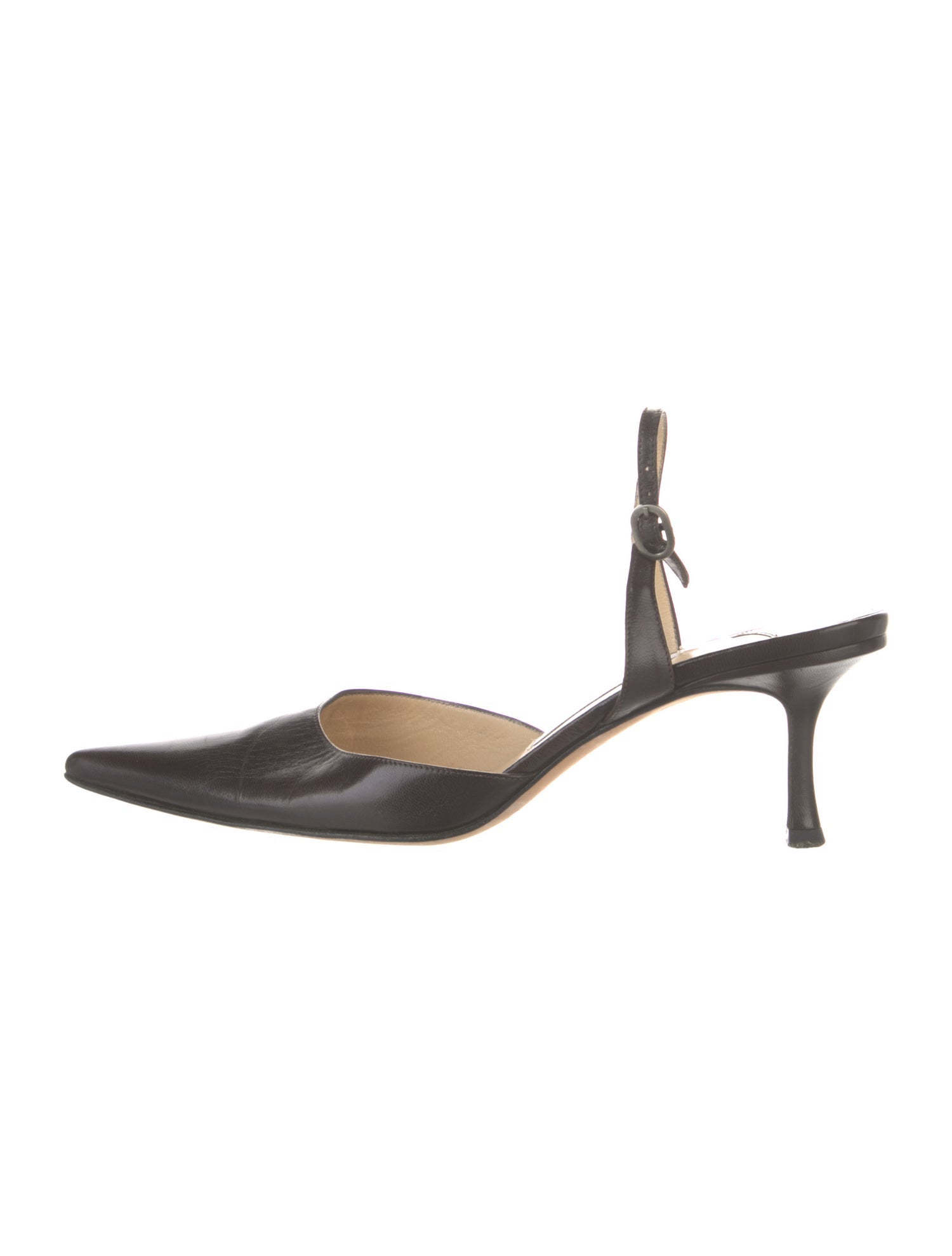 Jimmy Choo Leather Slingback Pumps