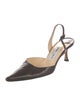 Jimmy Choo Leather Slingback Pumps