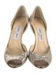 Jimmy Choo Glitter D'Orsay Pumps