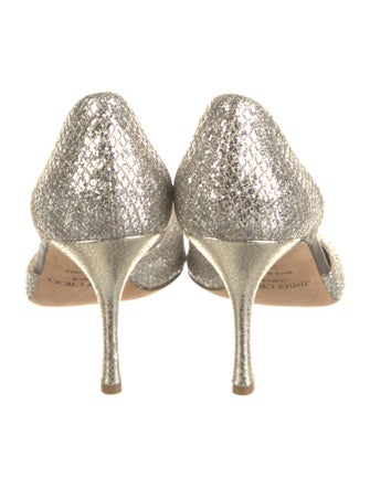 Jimmy Choo Glitter D'Orsay Pumps