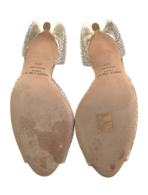 Jimmy Choo Glitter D'Orsay Pumps