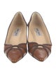 Jimmy Choo Leather Grosgrain Trim Pumps