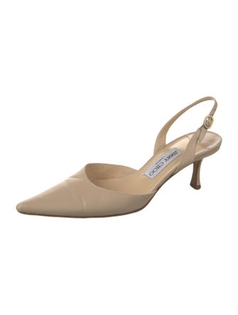 Jimmy Choo Leather Slingback Pumps