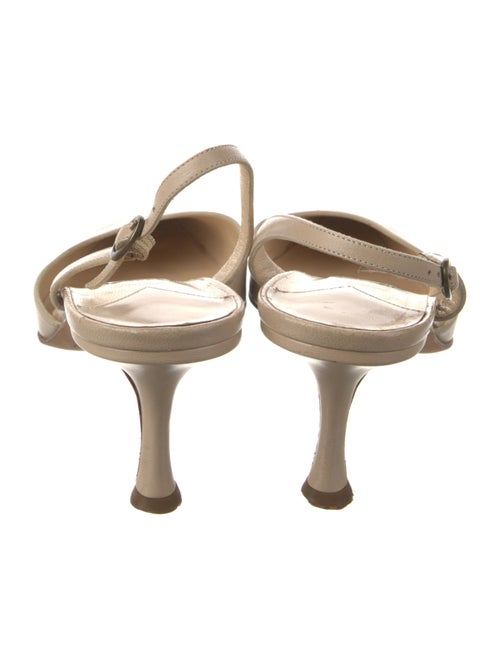 Jimmy Choo Leather Slingback Pumps