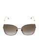 Jimmy Choo Oversize Gradient Sunglasses