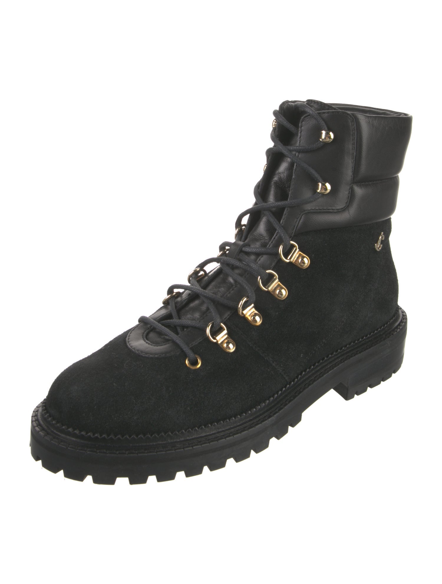 Jimmy Choo Suede Combat Boots