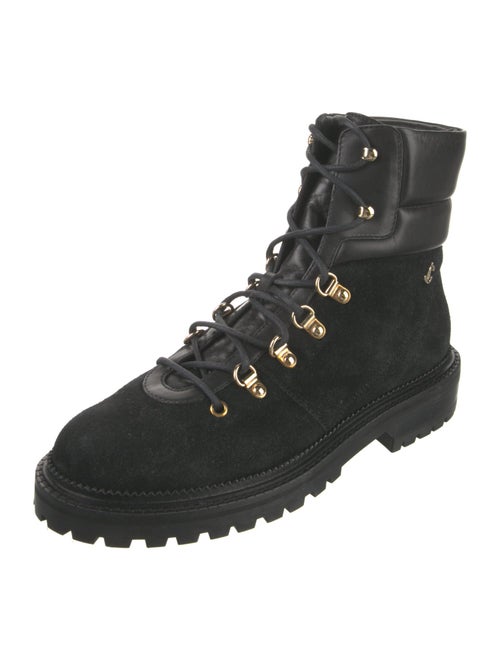 Jimmy Choo Suede Combat Boots