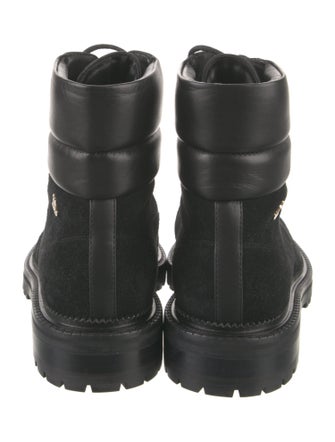 Jimmy Choo Suede Combat Boots