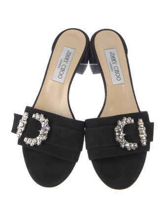 Jimmy Choo Suede Slides
