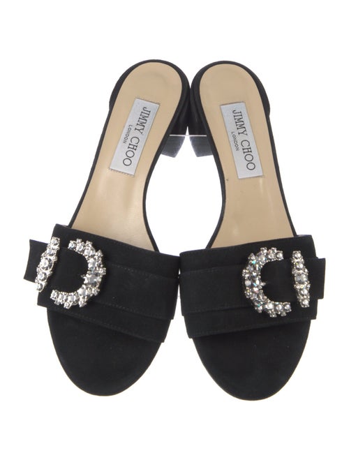 Jimmy Choo Suede Slides