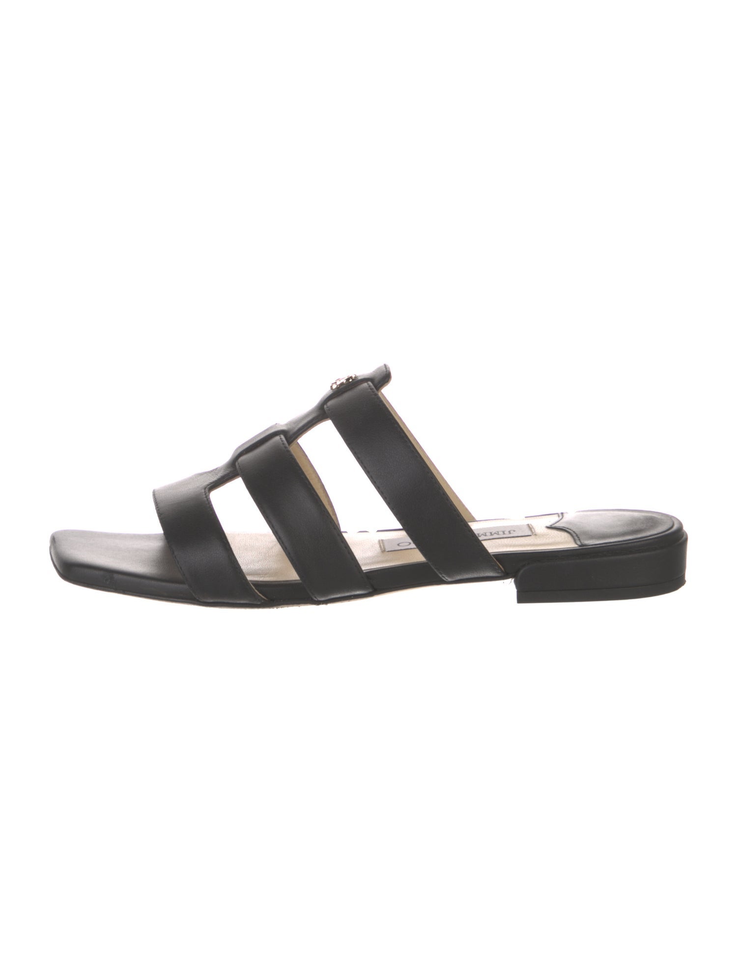 Jimmy Choo Leather Slides