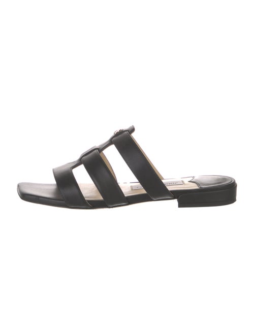 Jimmy Choo Leather Slides