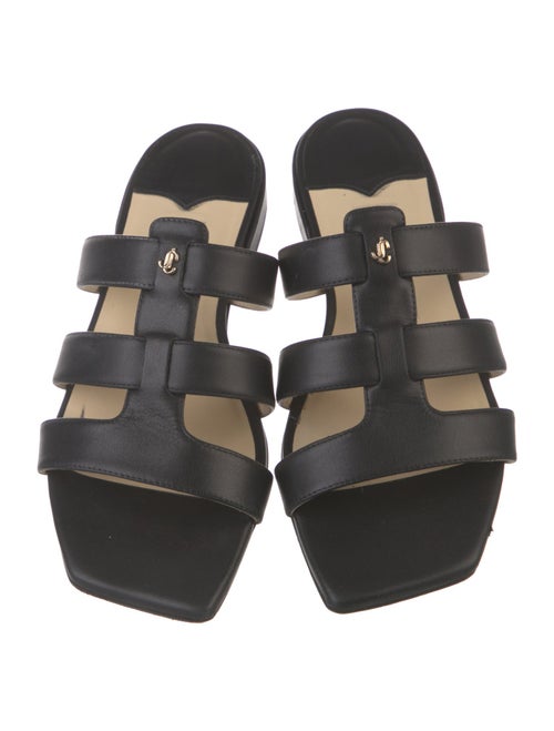 Jimmy Choo Leather Slides