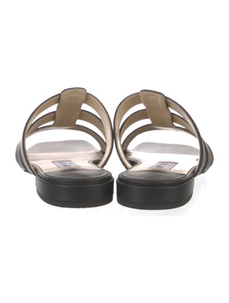 Jimmy Choo Leather Slides
