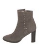 Jimmy Choo Suede Studded Accents Boots