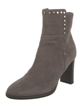 Jimmy Choo Suede Studded Accents Boots