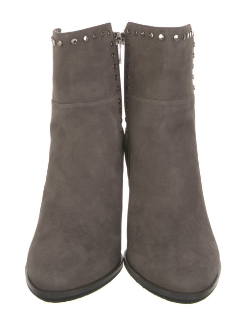Jimmy Choo Suede Studded Accents Boots