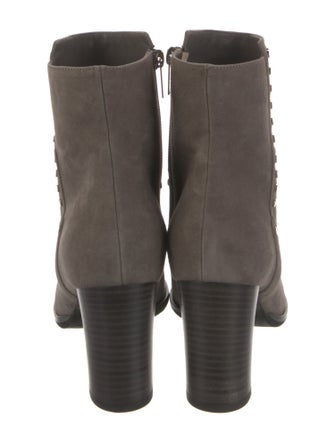 Jimmy Choo Suede Studded Accents Boots