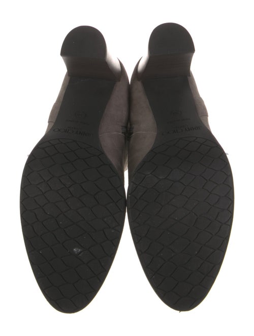 Jimmy Choo Suede Studded Accents Boots