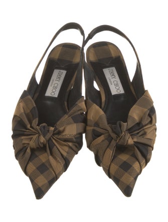 Jimmy Choo Printed Slingback Flats