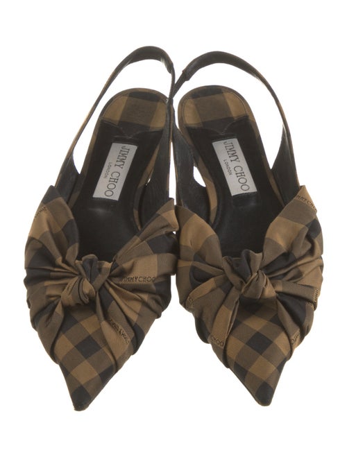 Jimmy Choo Printed Slingback Flats