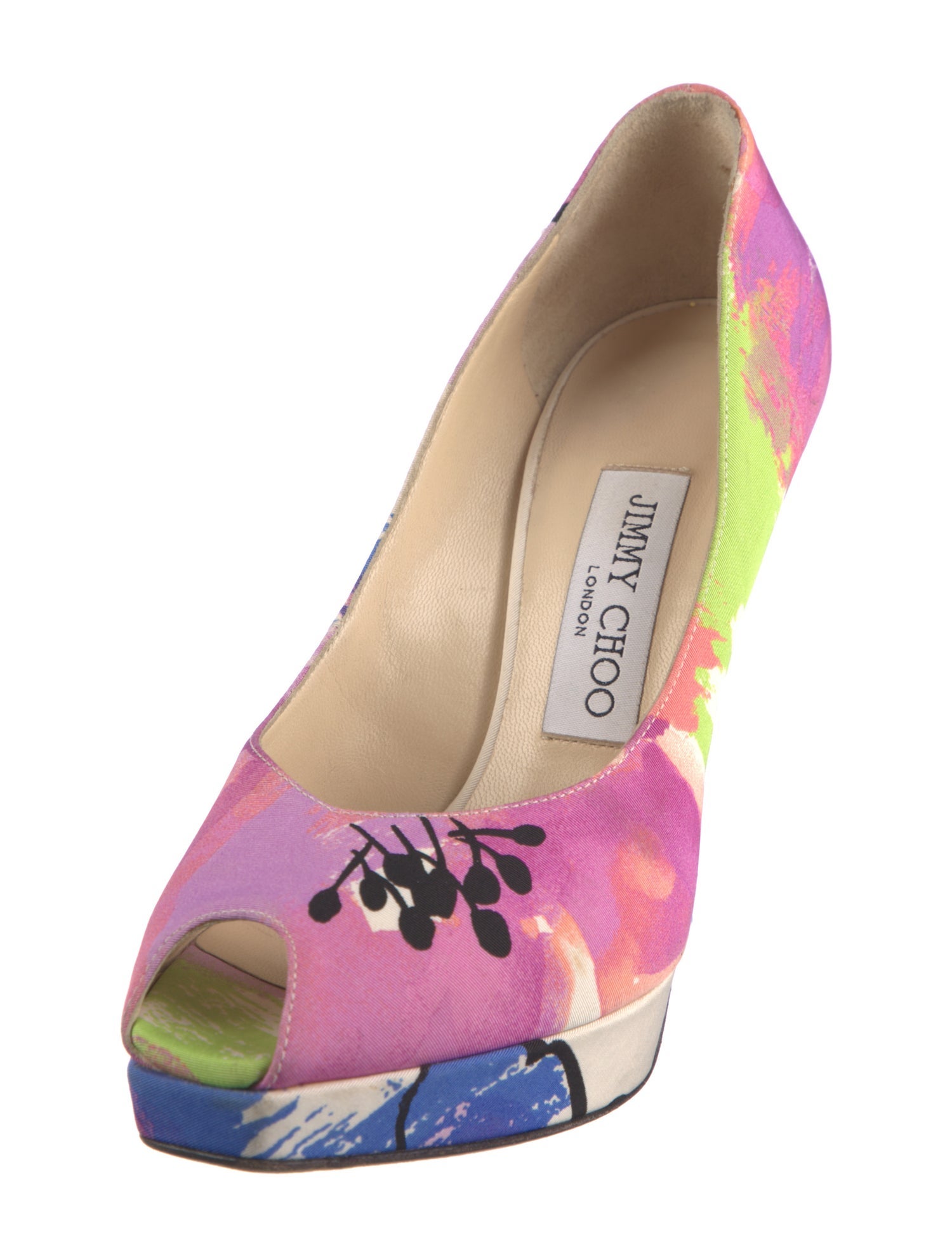 Jimmy Choo Floral Print Pumps