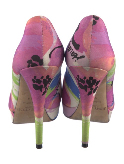 Jimmy Choo Floral Print Pumps
