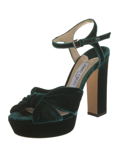 Jimmy Choo Velvet Pumps