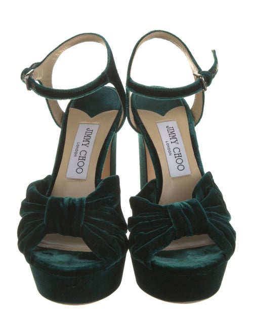 Jimmy Choo Velvet Pumps