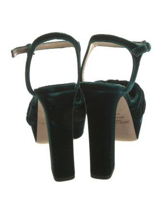 Jimmy Choo Velvet Pumps