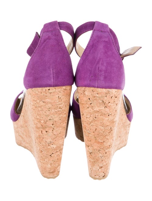 Jimmy Choo Suede T-Strap Sandals