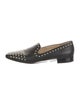 Jimmy Choo Leather Studded Accents Loafers