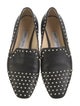 Jimmy Choo Leather Studded Accents Loafers
