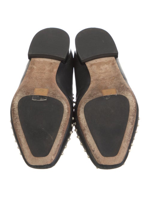 Jimmy Choo Leather Studded Accents Loafers