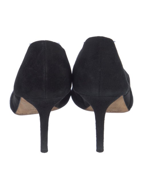 Jimmy Choo Suede Mesh Accents Pumps