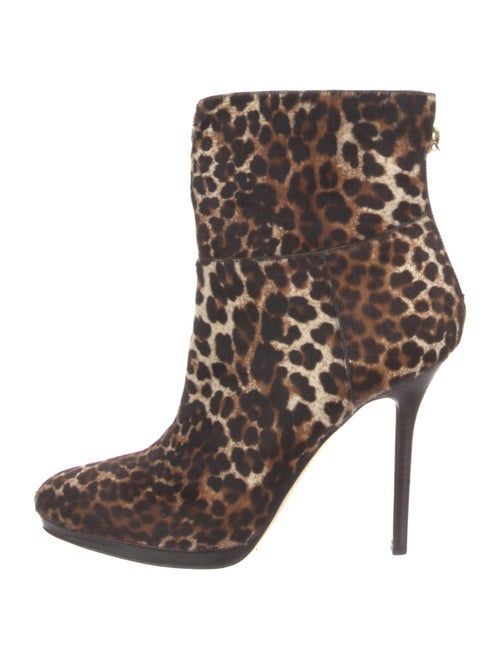 Jimmy Choo Ponyhair Animal Print Boots