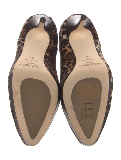 Jimmy Choo Ponyhair Animal Print Boots