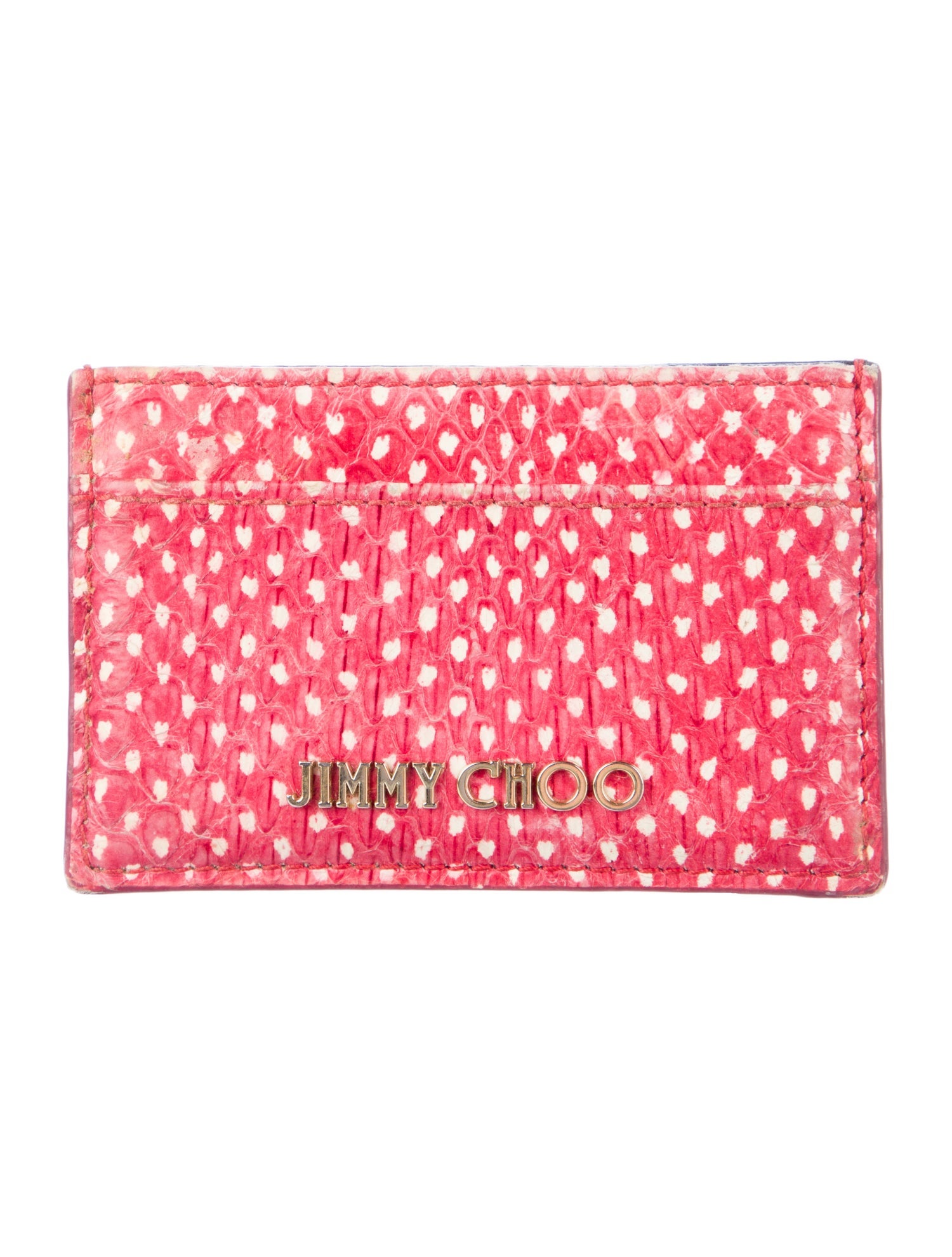 Jimmy Choo Leather Card Holder