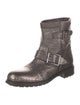 Jimmy Choo Leather Moto Boots