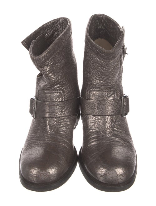 Jimmy Choo Leather Moto Boots